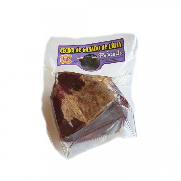 Cecina de toro de lidia taco de 500gr
