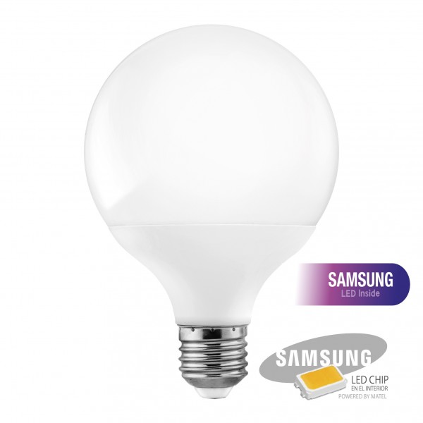 Bomb.led samsung globo  g95 e27 12w.fria (caja de 5 unidades)