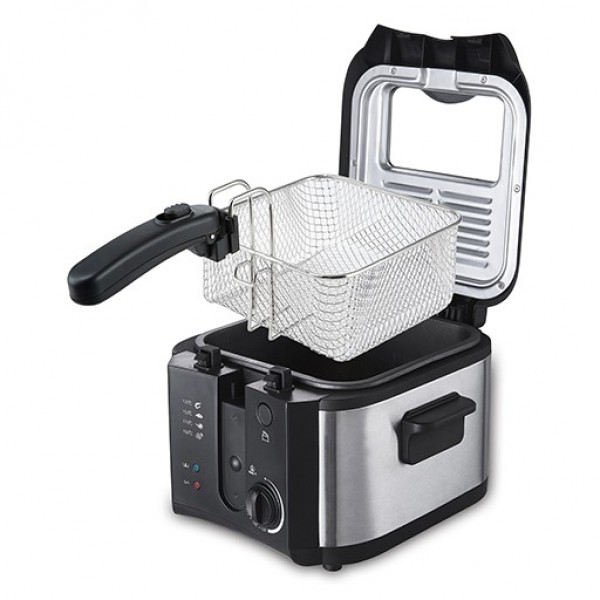 Freidora inox kuken 1400w  2.0 l