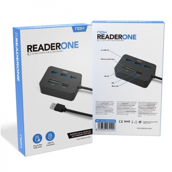 Nox lector de tarjetas usb