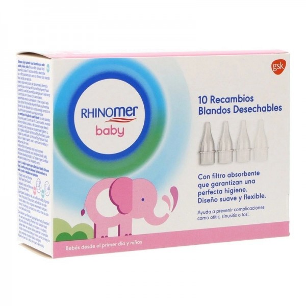 Rhinomer Baby Recambios Blandos Desechables 10 U