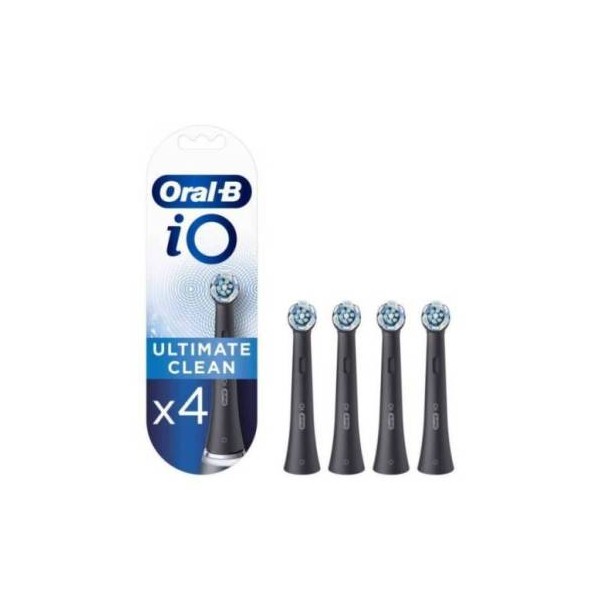Oral B Io Ultimate Clean Recambio Negro  4 Uds