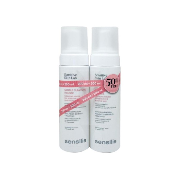 Sensilis Gentle Cleansing Mousse 200ml X2 Promo