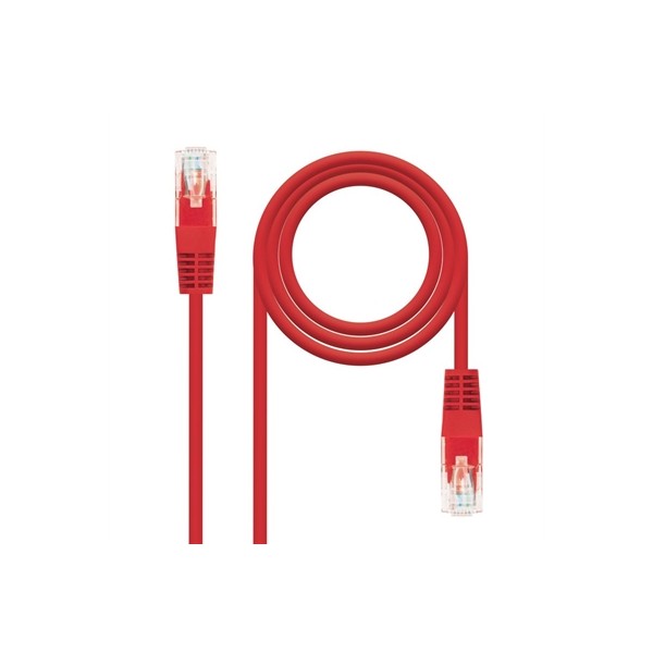 Nanocable latiguillo categoria 6 utp 1 m rojo