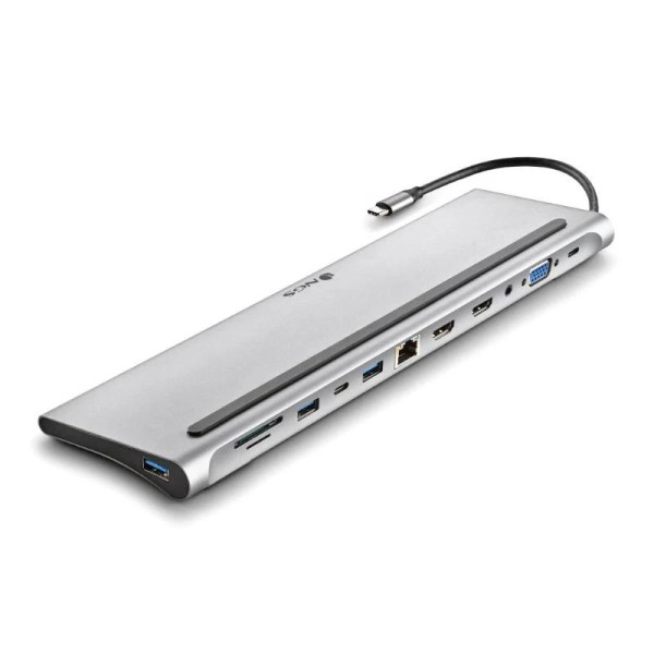 Ngs hub wonderdock12 type c 12 en 1 aluminio