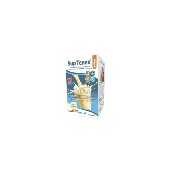 Sup Tenex Plus 15 Sobres 32 g Sabor Vainilla