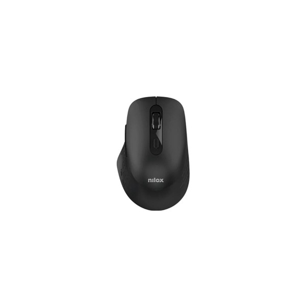 Nilox ratón dual wireless 1600dpi silen. negro